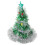 2pcs Xmas Tree Shape Hat Holiday Party Decor 2