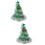 2pcs Xmas Tree Shape Hat Holiday Party Decor 9