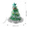 2pcs Xmas Tree Shape Hat Holiday Party Decor 10