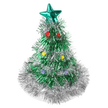 2pcs Xmas Tree Shape Hat Holiday Party Decor