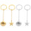 20pcs flower support stakes for indoor plants, single stem sticks 1