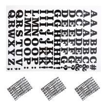 4pcs iron on heat transfer vinyl letters symbols for t-shirts diy