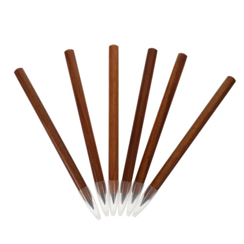 6pcs Wooden Inkless Pencil No Sharpening Writing Pencil 2