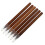 6pcs Wooden Inkless Pencil No Sharpening Writing Pencil 10