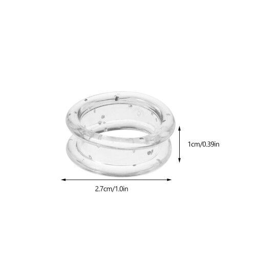 12pcs Soft Silicone Finger Rings for Dog Grooming Scissors 2