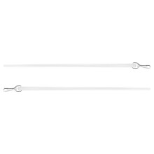 2pcs 43cm Acrylic Blind Wands with Hook for Window Curtain Opener