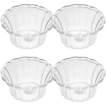 4pcs Flower Lace Seasoning Bowls Condiment Dessert Snack Holder