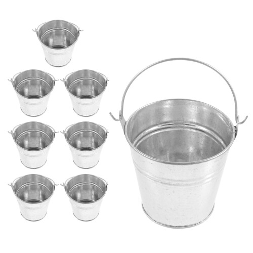 8pcs Small Bucket Party Favor Holder Candy Container 2