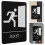 Tactile Exit Sign 22.5x15cm Raised Letters Braille Acrylic 11