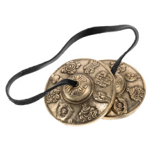 1Paar Messing Tingsha Glocken Für Meditation Yoga Percussion Golden