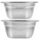 1 set colander with basin, fine mesh mixing drain basket, 21cm 7