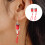 1 Pair Mini Charm Earring Pendant Halloween Party 6