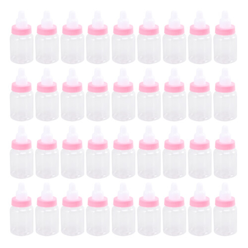 36pcs Cartoon Nursing Bottle Candy Storage Boxes Pink 2