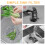 6 Pcs Stainless Steel Keychains for Mom, Backpack Pendants 10