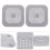 6 Pcs Stainless Steel Keychains for Mom, Backpack Pendants 4
