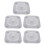 6 Pcs Stainless Steel Keychains for Mom, Backpack Pendants 6