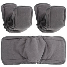 3Pcs Comfortable Baby Diapers Durable Bamboo Cotton Washable Inserts