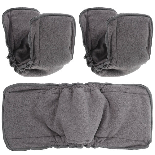 3Pcs Comfortable Baby Diapers Durable Bamboo Cotton Washable Inserts