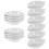 14pcs ceramic soy sauce dipping dishes leaf shape cups 5