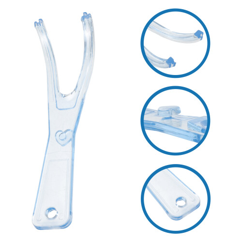 1pc Replaceable Dental Floss Holder with Built-In Spool 2