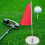 4 Sets Golf Flag and Cups for Putting Green Mat Practice 6