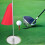 4 Sets Golf Flag and Cups for Putting Green Mat Practice 5