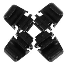 4pcs plastic rear door curtain hooks for drapery window shade hardware