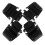 4pcs plastic rear door curtain hooks for drapery window shade hardware 1