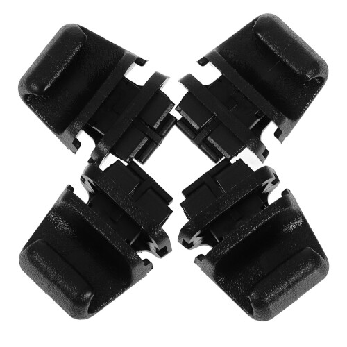 4pcs plastic rear door curtain hooks for drapery window shade hardware