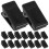 100pcs Self Adhesive Plastic Spring Clips Badge Holders 1