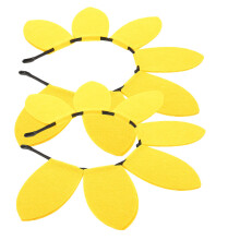 2pcs Sunflower Headband Party Hair Clasp Decor