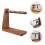 1 Pc Key Hanger Storage Rack Walnut 11