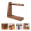 1 Pc Key Hanger Storage Rack Walnut 9