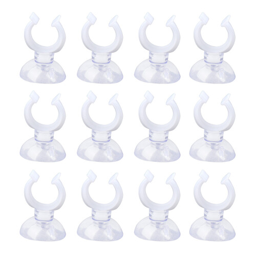 20 Pcs Suction Cup Clamps Hose Clip Fixing Bracket