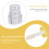 2pcs U-Shape Kids Toothbrushes Comfortable Handheld Cartoon Tooth 8