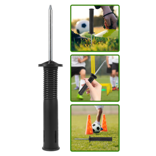 corner flag spring base soccer training ground nail flagpole holder 1