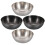 4pcs Stainless Steel Sauce Dipping Dish Set 4