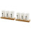 2 Sets Oak Base Kitchen Cutlery Chopsticks Drip Holders 2