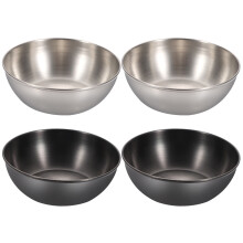 4pcs Stainless Steel Sauce Dipping Dish Set
