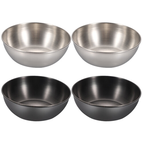 4pcs Stainless Steel Sauce Dipping Dish Set