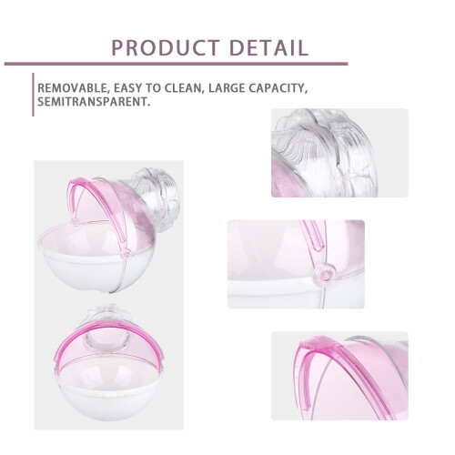 Ball-Shaped Small Toilet Cage Bathtub for Hamster, Mouse 2