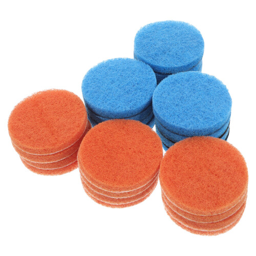 24pcs nylon scrub pads for kitchen bathroom floor cleaning with drill