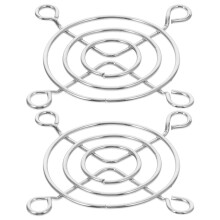 2pcs Cooling Fan Safety Cover Metal Wire Guard Shield Protector