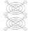2pcs Cooling Fan Safety Cover Metal Wire Guard Shield Protector 1