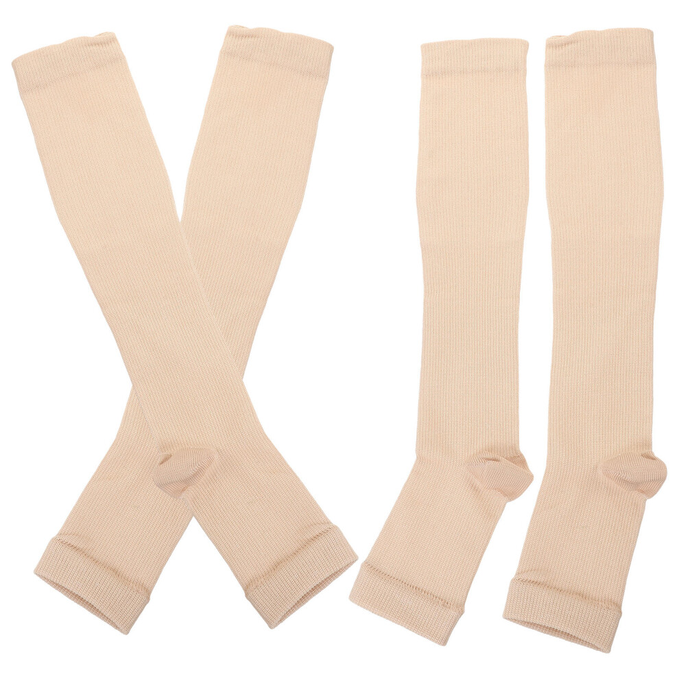 Aboofan 2 Pairs Calf Compression Socks Stockings