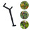 Worgeous  40 Pcs Wire Wall Grid Faux Tree Fruit Branch Pressing Tools 3