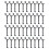 Worgeous  40 Pcs Wire Wall Grid Faux Tree Fruit Branch Pressing Tools 9