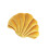 1pc Shell Shape Plush Pillow Cushion for Home Office Car Use Yellow 6