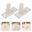 2pcs heavy duty adhesive flag pole mount bracket for outdoor white 11