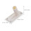 2pcs heavy duty adhesive flag pole mount bracket for outdoor white 2